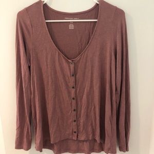 purple american eagle long sleeve